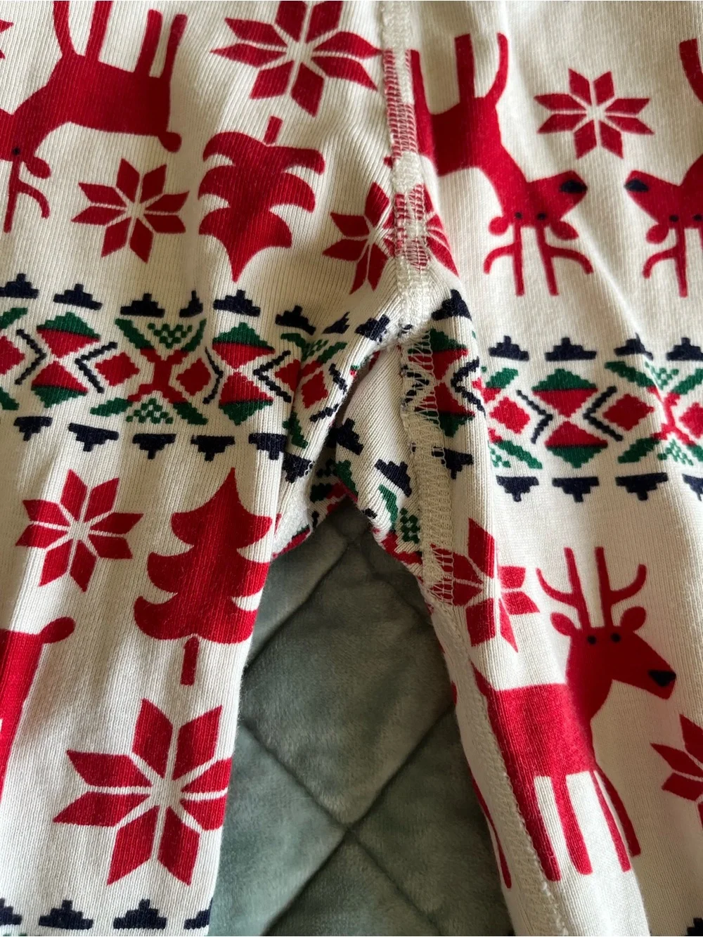 Hanna Andersson Dear Deer Long John Pajama Set